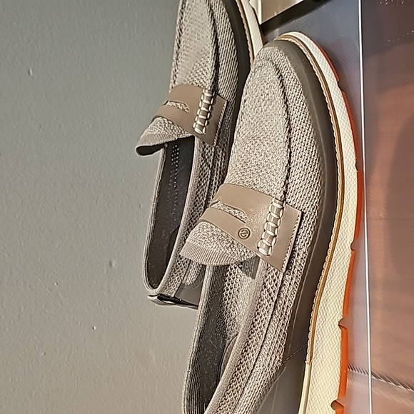 Cole haan zerogrand stitchlite loafer gray/white/orange